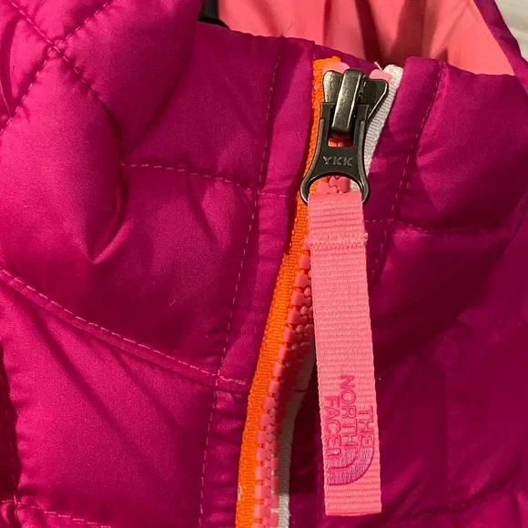 The North Face Thermoball Full Zip Polyester Jacket - Pink Quilt Girl's XL (18)